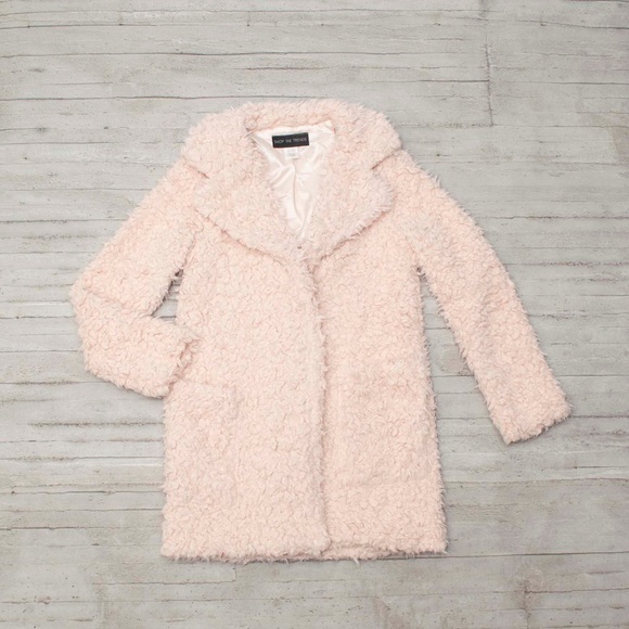 Jackets & Blazers - LAST ONE Super Soft Teddy Bear Jacket - Blush Pink